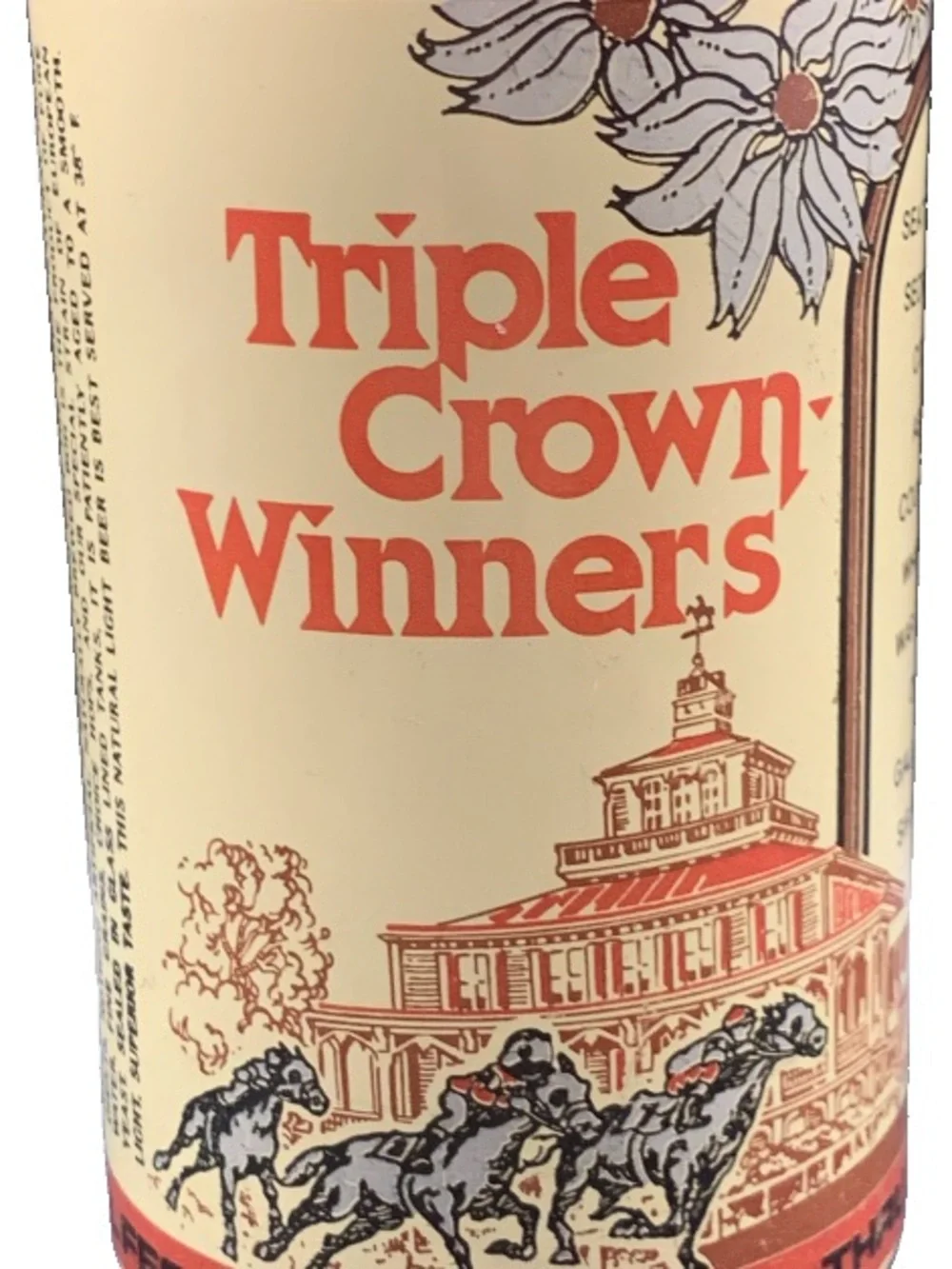 Vintage Beer Can National Bohemian Triple Crown Winners Empty Preakness 1978